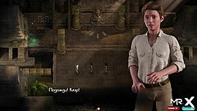 Treasure of Nadia features Madeleine in a nude profile scene