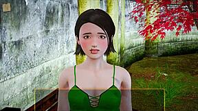 Brunette teen joins the new family adventure.