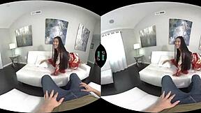 hey vrhush geisha girl touches her tight asian pussy 😏