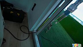 Teen Lola Leda takes big cock hard during steamy porn casting session