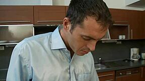 Young Stepdaughter Craves Kitchen Fucking Every Time