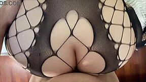 Hot Stepsister Gives Footjob, Then Gets Fucked Doggy Style, So Wild