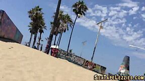 i'm that lesbo teen, eating pussy with my blonde and brunette friends in homemade vid, oops i mean licking