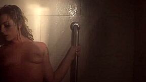 Sexy Dahlia's Naughty Shower Fun With Her Ass And Tits