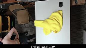 theystole - busty russian teen fucked after intense interrogation.