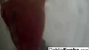Sexy Dahlia's Naughty Shower Fun With Her Ass And Tits