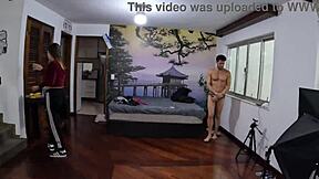 Mariana, tall beautiful lady and her village lover prepare to get hot