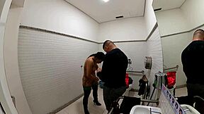 I love this Jade cosplay girl having sex in the bathroom on Halloween