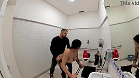 I love this Jade cosplay girl having sex in the bathroom on Halloween