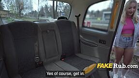 Big Ass Blonde Teen Fucks Hard in Taxi Ride