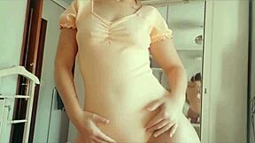 Latina fingering ass and sucking in homemade parody