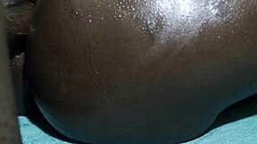 Check this close up anal creampie with ebony!