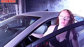 I went to fix my neighbor's car, she flirted, and I ended up drilling her tight ass in this wild interracial romp.