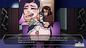 Jan Love Sucks Monster Cock In Locker At Night