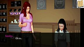 My New Family Game with Redhead Teen and Big Tits