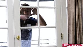 hot alex grey gets fucked by the neighbor with big cock