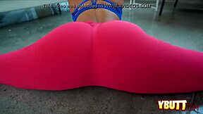 That shaved brunette babe with big ass gets pounded hard by long dick