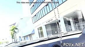 Lustful Babe Takes A Shower Then Enjoys Sexy Sex With Ball Licking