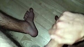 Young amateur experiences masturbation and orgasm at home