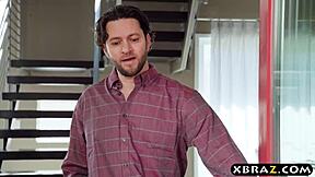 Big natural boobs latina teen fucked by an older guy