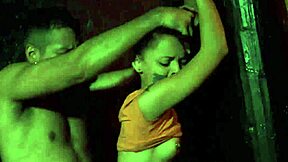 Petite teen picked up for rough domination and facial