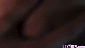 hey, ever seen an abomination like alexis crystal and nesty diving into petite european muff?