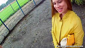 Emma fucked on construction site with blowjob