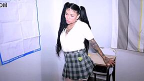 Will Survalery's big ass anal fuck the teacher to pass?