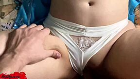 blonde sensual sucking dick and doggy fucking cumshot