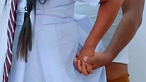 teen couple having hot sex in uniform 😍🔥