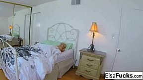 Elsa Jean Gets Woken Up for Creampie