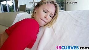 Blonde Teen 18+ Pawg Dakota James with Huge Ass and Monster Cock