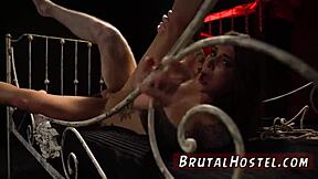 I bound excited young tourists rough bareback