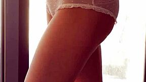 Slender European Blonde Teen 18+ Feels Intense Orgasm In Solo Masturbation