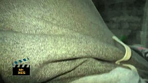 Blonde gives blowjob by waterfall, almost caught!