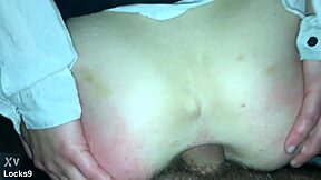 Is this teen ready for anal stretching? Her ass takes it all hard and nasty