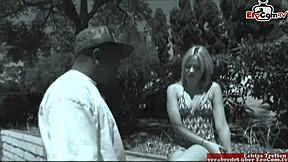 Skinny Blonde Teen Picked Up by BBC