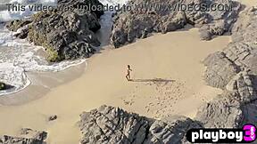 Beautiful Asian milf Angel Constance poses nude for Playboy outdoors