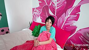 So, this adorable slim thick stepsis with a pixie cut, kitty lynn, just rides me like crazy in this pov fantasy.