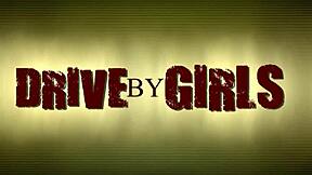 Look at this blonde young 18+ cutie joining a wild public gangbang orgy