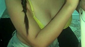 Laurencat takes cumshot in close-up blowjob