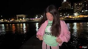 Public pickup - a daring guy persuaded a girl to have sex for money