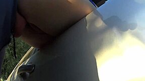 Beautiful Girl In Underwear Gets Bent Over Doggystyle By Friend Outdoors