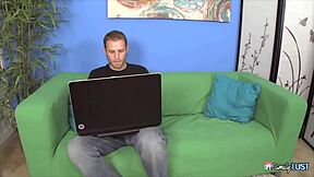 damn, this hot blonde gets slammed by a massive cock!