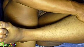 admiring fresh fat ass in african indian style.