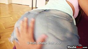 This teen tries anal in Europe!