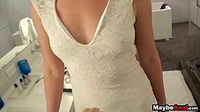 Amateur Brunette First Anal Adventure!