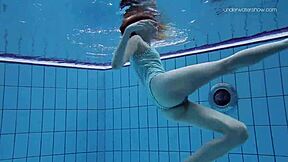 Anna Netrebko, Skinny Tiny Teen, SHINES UNDERWATER in Solo Action!