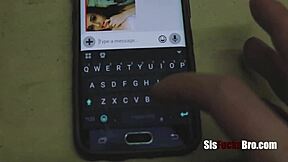 Blindfolded step sister tricked by Peyton Robbie's cock