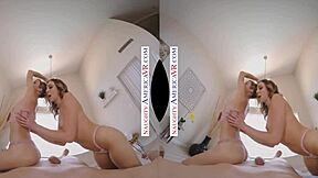 It's your first time at the massage parlor with hot blondes Aiden Ashley and Tiffany Watson